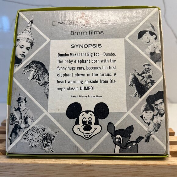 Dumbo Under the Top B & W 8 mm film i orignal box - Picture 2 of 5